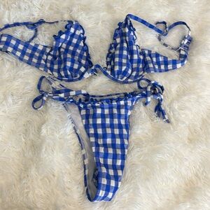 blue xs bathing suit